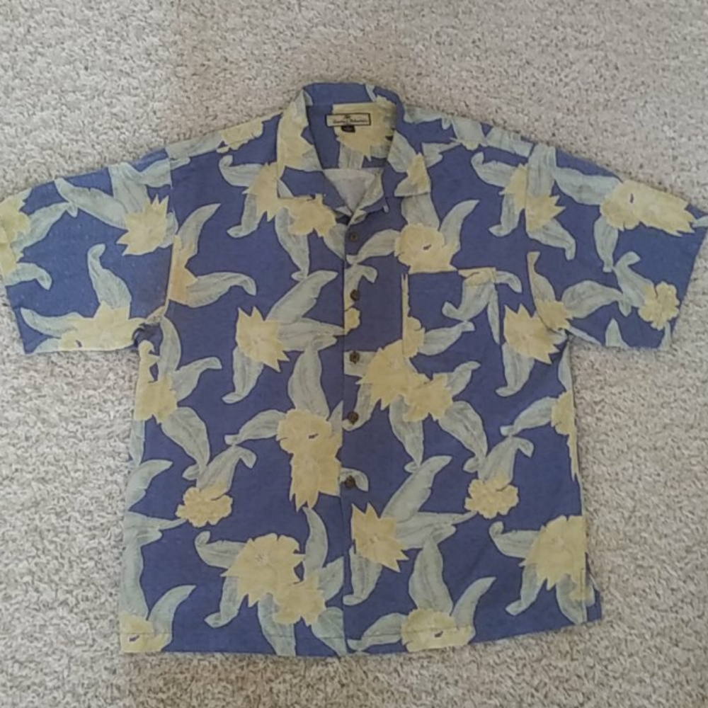 Tommy Bahama Silk Shirt - Picture 1 of 7